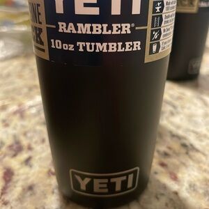 I have 2 black yeti 10oz rambler for sale brand new